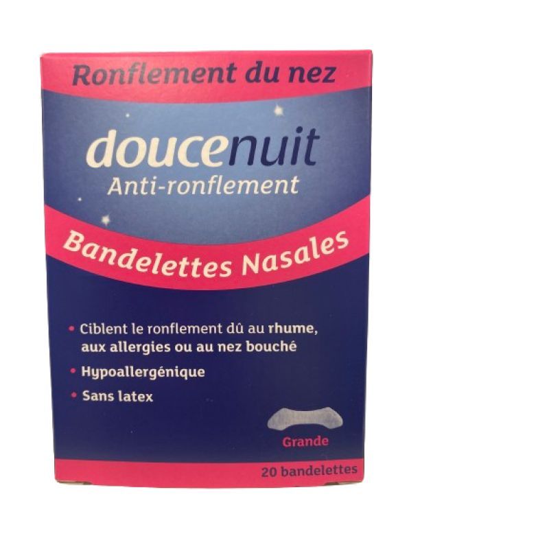 DouceNuit Bandelettes Nasales 20 bandelettes