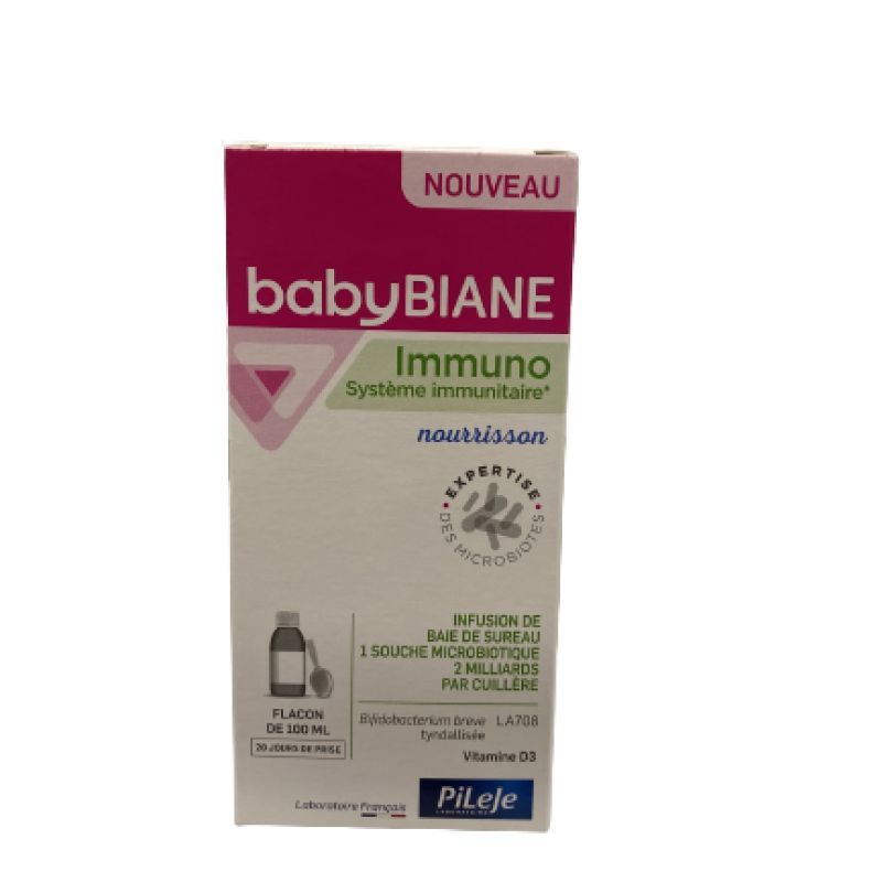 Babybiane Immuno système immunitaire Pileje 100ML