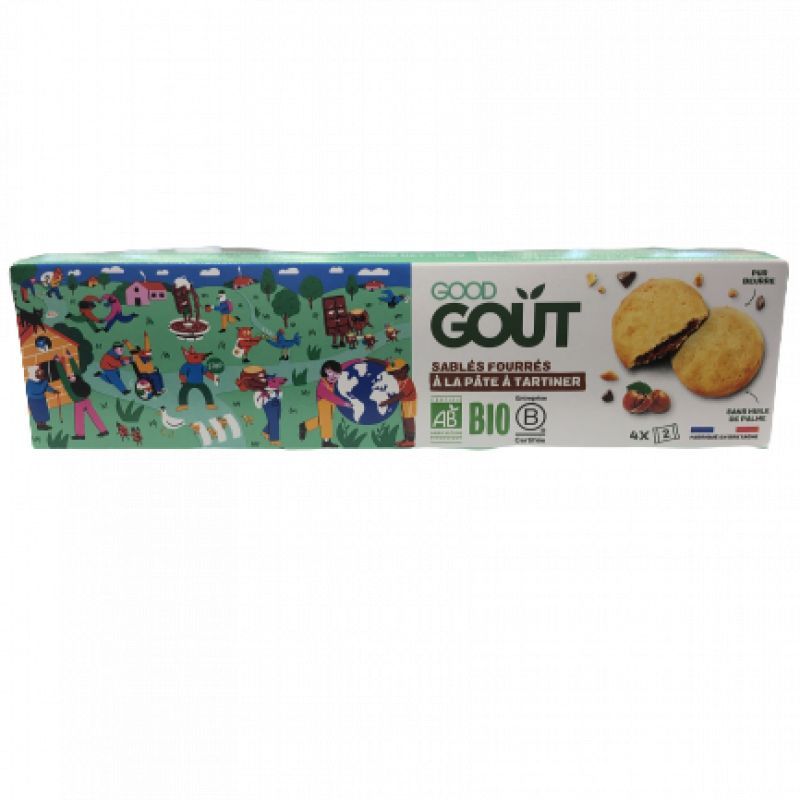 Sablés fourrés pâte à tartiner 100g - Dès 3 ans