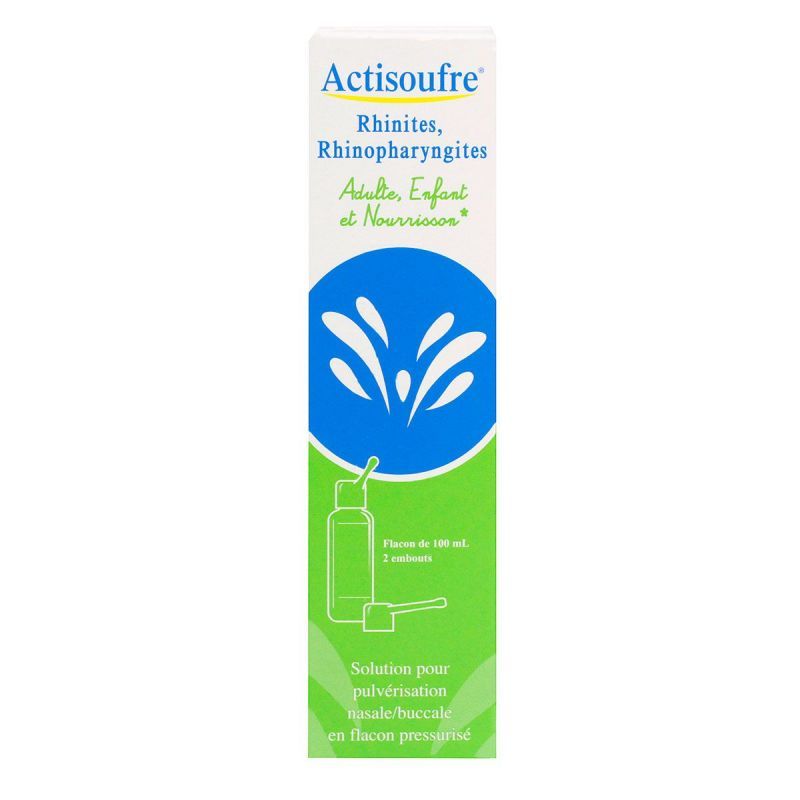 Actisoufre Pulverisation Nasale Buccales 100mL