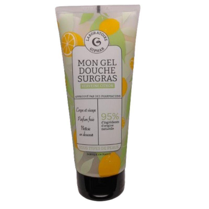Giphar - Mon gel douche surgras Verveine Citron 200 ml